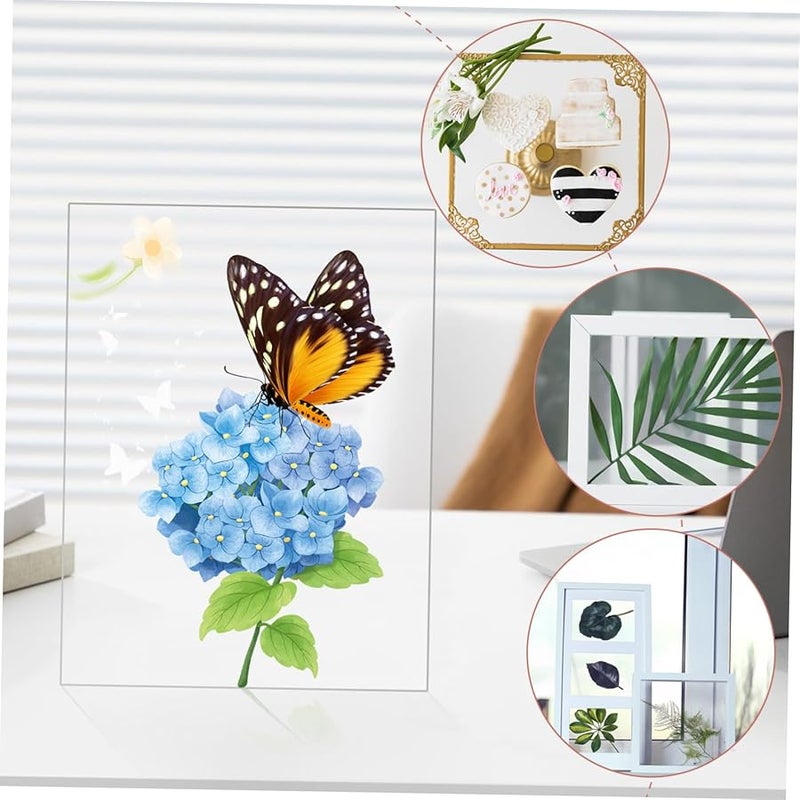 10pcs Clear Plastic Sheets For Painting Crafting Boards Picture Framing High Clarity Easy To Clean - Image 3